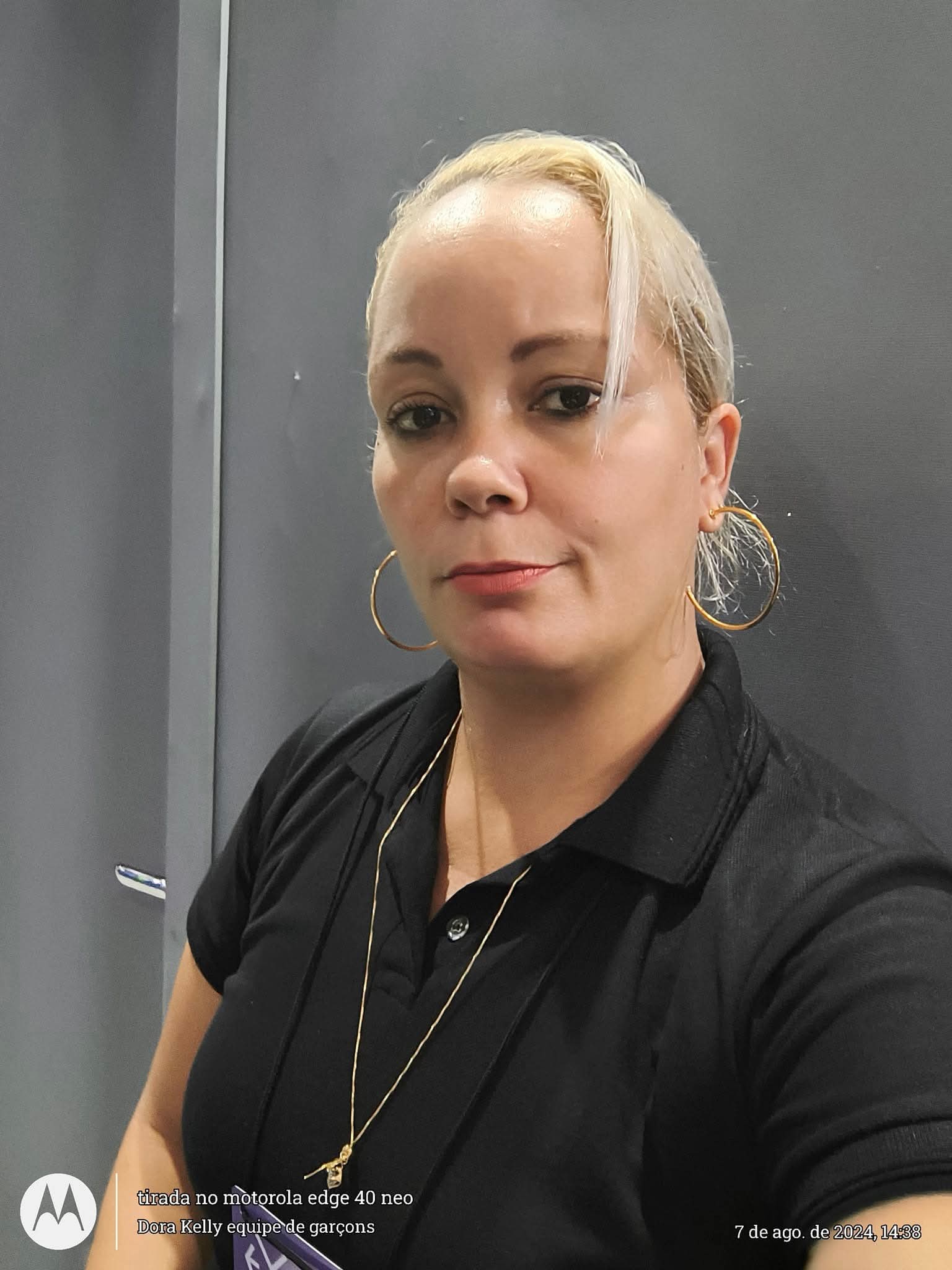 Dora Kelly, responsável pela equipe de garçons